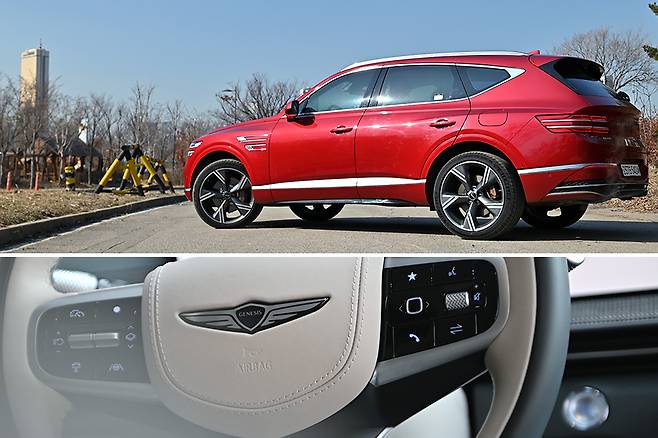 제네시스 GV80 3.5 T AWD. 김학수 기자
