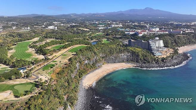 제주 서귀포시 골프장 전경.  [연합뉴스 자료사진]