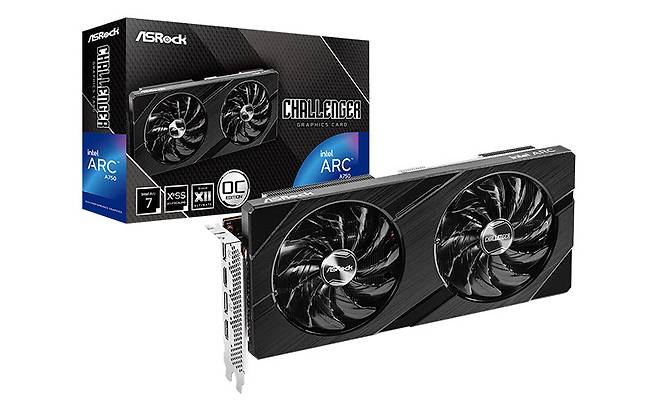 인텔 아크 A750 그래픽카드 (출처 : ASRock)