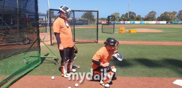 이재원과 최재훈/멜버른(호주)=김진성 기자 kkomag@mydaily.co.kr