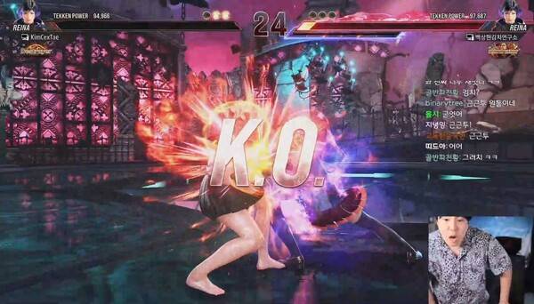 - 쌍창크래쉬를 진행하는 쌍베 [출처: 쌍베 방송 中]