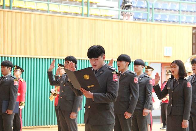 영남이공대 부사관과 승급 및 제복 착용식 *재판매 및 DB 금지