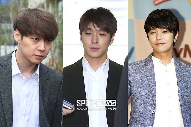 ▲ 박유천,최종훈,김정훈. ⓒ곽혜미 기자