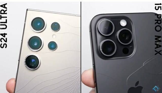 첫 번째 기기 뒷면을 아래로 향하고 떨어뜨린 낙하 테스트 결과 (사진=폰버프 유튜브 @PhoneBuff)