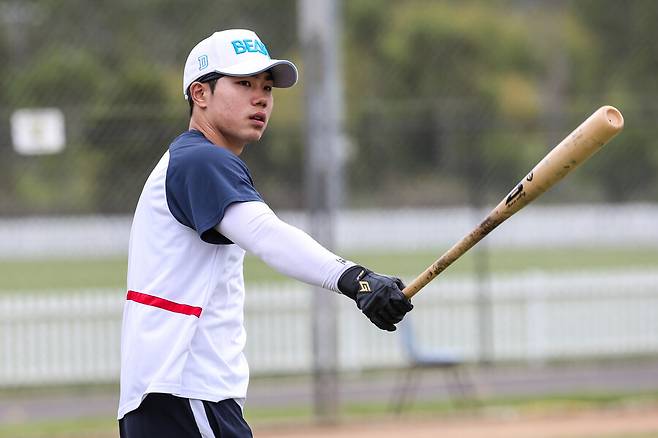 ▲ 두산 베어스 오명진 ⓒ 두산 베어스