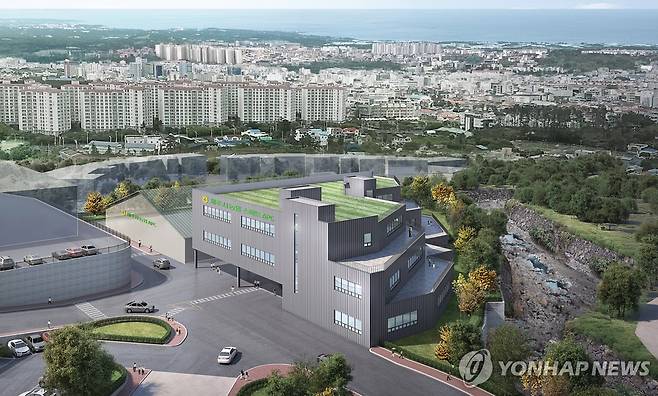 제주시농협 '스마트 APC' 조감도 제주시농협이 2025년 말 완공 예정인 '스마트 농산물산지유통센터(APC)' 조감도 [제주시농협 제공]