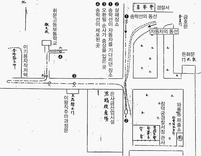 의거 현장 원본. 임경석 제공