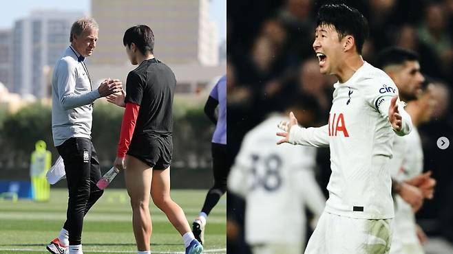 사진=이강인, 손흥민 인스타그램