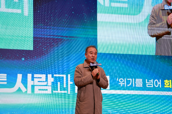 배우 김하균. 이재성 후보 측 제공.