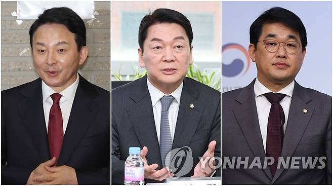 與 원희룡·안철수·배준영·전희경·방문규·이수정 단수공천 원희룡·안철수·배준영 [연합뉴스 자료사진]
