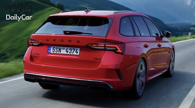 스코다 옥타비아 vRS 부분 변경