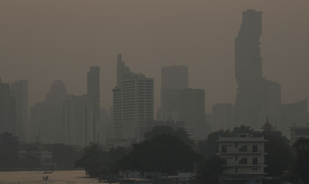 초미세먼지로 흐린 방콕시. 사진=AFP 연합뉴스