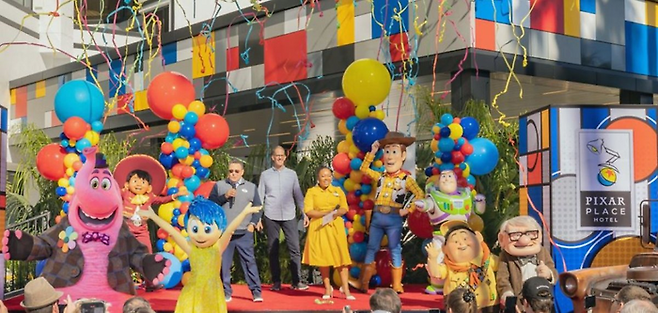 픽사 플레이스 호텔 개장식 / 사진=월트 디즈니컴퍼니 공식 홈페이지