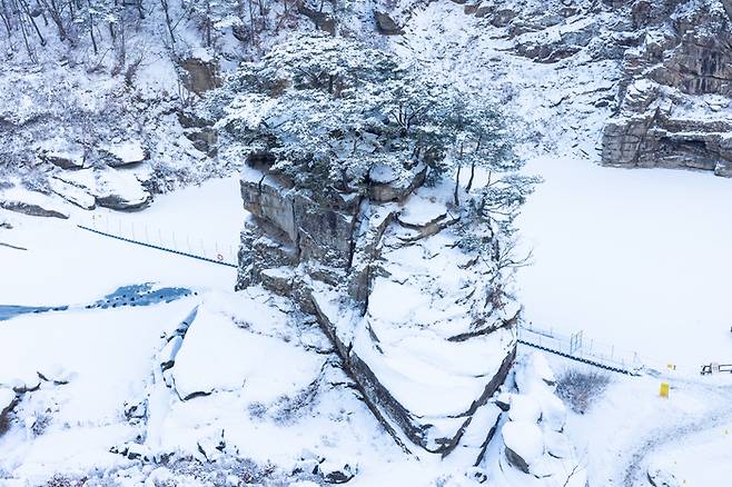 겨울 고석정. 사진제공|철원군청