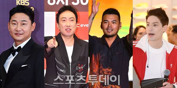 이천수 박명수 이정 파비앙 / 사진=DB