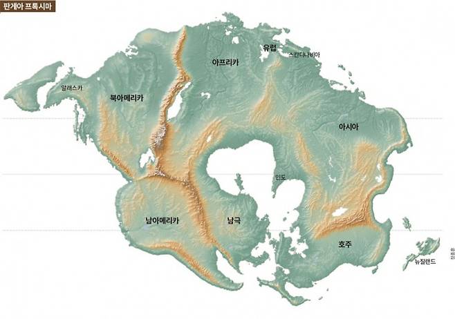 2억 5000만 년 뒤 지구에는 새로운 초대륙이 만들어질 것으로 예측된다. 이 초대륙을 ‘판게아 프록시마’ 혹은 ‘판게아 울티마’라고 부른다. 2023년 9월 프록시마가 만들어지는 과정에서 포유류가 멸종할 것이란 연구가 발표됐다. 정종훈 제공