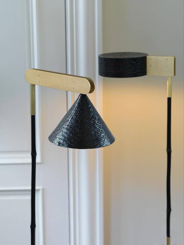 한국문화재재단 사업에 선정되어 현대 디자이너 김재경 작가와 협업하여 내놓은 채상 조명. 김승우씨 제공