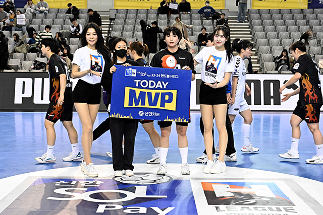 대구광역시청 VS 인천광역시청 매치MVP 인천광역시청 임서영. 사진=한국핸드볼연맹 제공