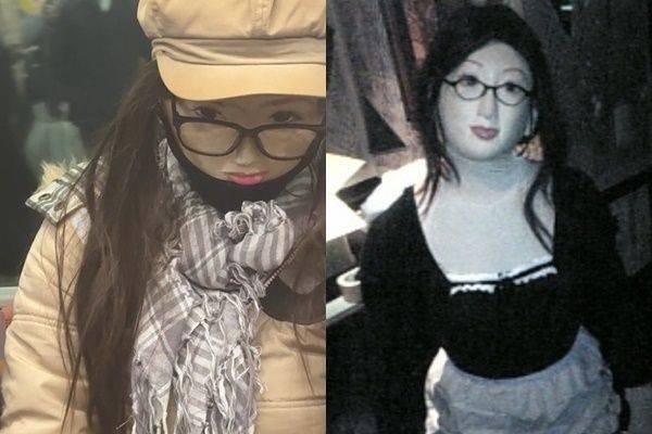 일본에서 유행중인 '타이즈맨' 문화. [사진=온라인 커뮤니티 갈무리]