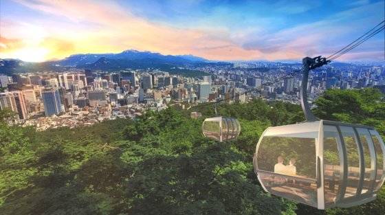서울시가 추진하고 있는 남산 곤돌라의 모습. ［사진 서울시］
