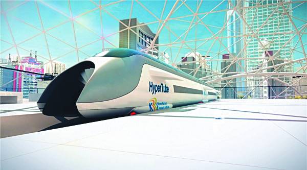 한국철도기술연구원이 개발 중인 한국형 하이퍼루프 하이퍼튜브의 모습. 한국철도기술연구원 제공