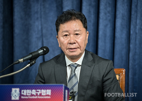 ​​​​​​​정해성 대한축구협회(KFA) 전력강화 위원장. 서형권 기자