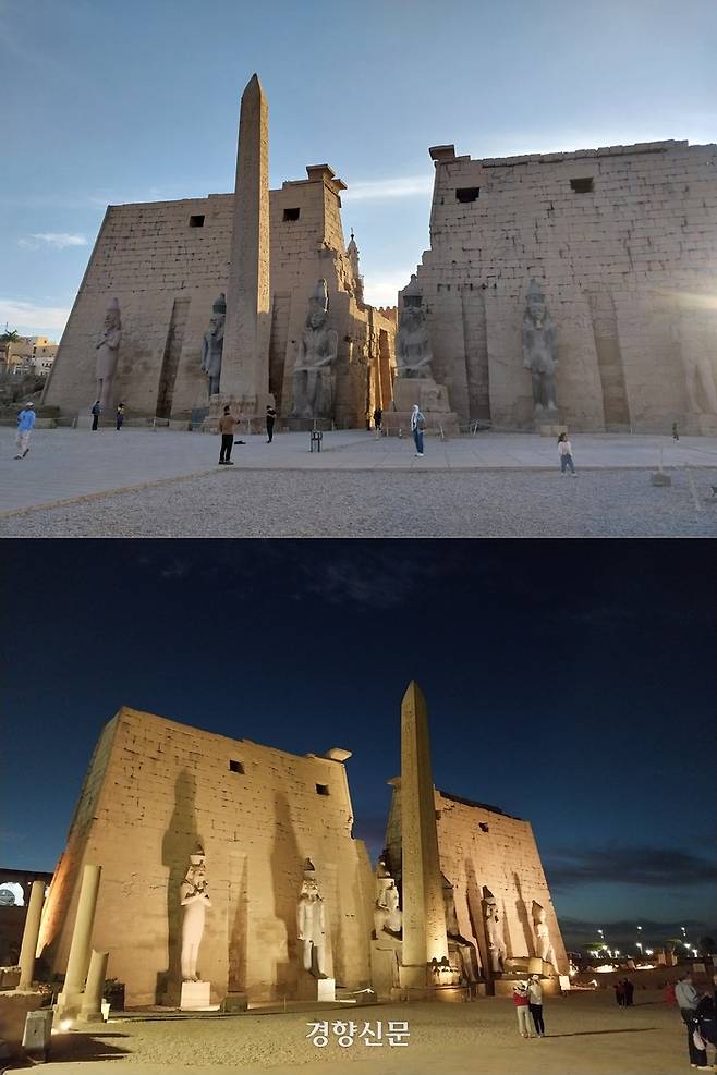 고대 이집트 신왕국시대의 수도였던 룩소르의 ‘룩소르 신전’ 탑문 앞에는 2개 오벨리스크 중 1개만 남아 있다. 다른 1개는 프랑스 파리 콩코르드 광장에 서있다. 룩소르신전은 야경으로도 유명하다. 도재기 선임기자