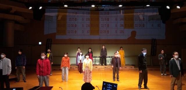 일본 나고야 시민연극단 단원들이 지난 20일 연극 ‘봉선화Ⅲ’ 연습을 하고 있다. 일제강제동운시민모임 제공