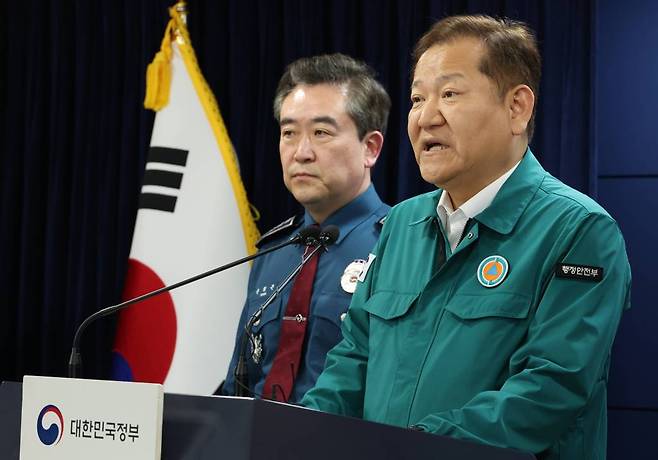 21일 열린 의료계 집단행동 공동브리핑/사진=뉴시스