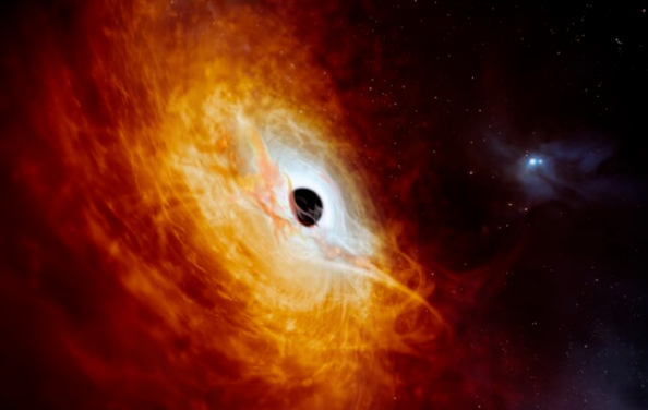 태양보다 500조배 밝은 천체 '퀘이사(Quasar)'가 발견됐다. 사진=ESO
