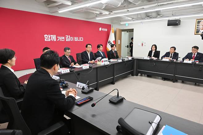 국민의힘 공천관리위원회. 이상섭 기자