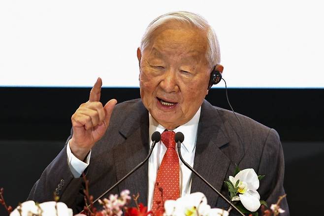 모리스 창 TSMC 창업자  사진=AFP