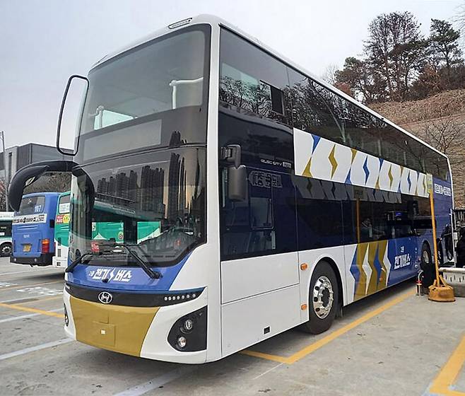 2층 전기버스 (사진=의정부시 제공, 연합뉴스)