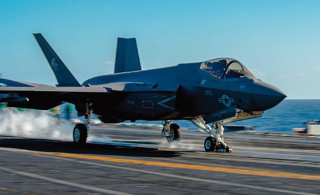 미국 F-35C 전투기. [미 해군 제공]
