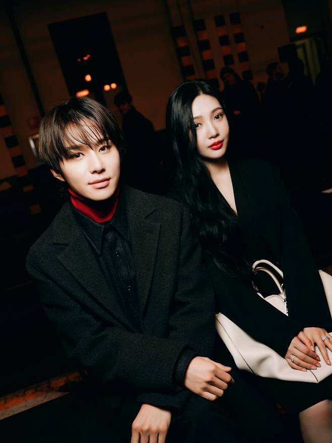 정우와 조이의 투샷 in 밀라노 [토즈(Tod’s) 제공]