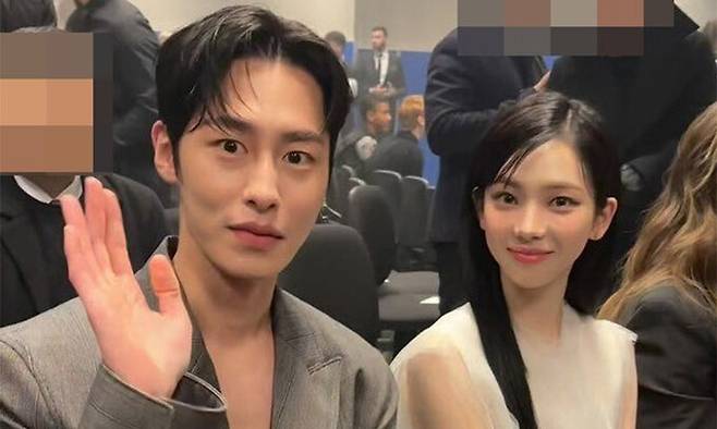 27일 배우 이재욱(왼쪽), 걸그룹 에스파의 멤버 카리나의 소속사는 ‘이제 알아가는 사이’라며 둘의 열애를 인정했다. 아이즈매거진 공식 SNS 게시물 캡처