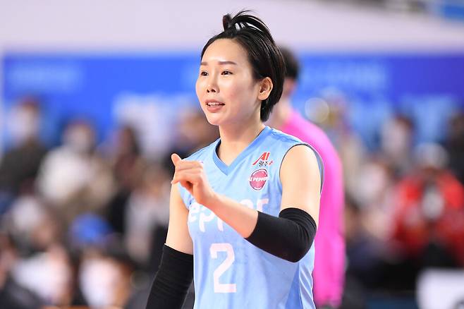 ▲ 오지영 ⓒKOVO