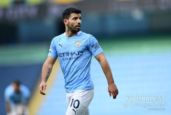 세르히오 아구에로(당시 맨체스터시티). 게티이미지코리아