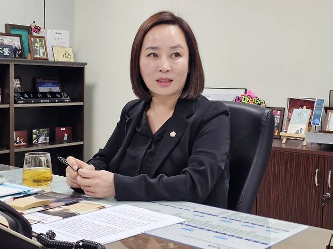 하남시의회 박진희 부의장. /사진=이건구 기자