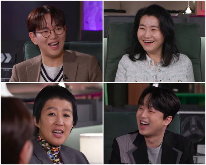 가수 이찬원이 '정계 진출'에 대한 질문에 솔직한 답을 전했다. 사진은 방송인 장성규, 박지선, 이찬원, 홍진경, /사진=E채널 제공