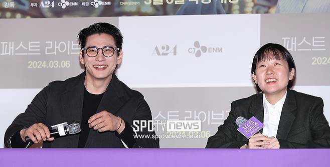 ▲ 유태오 셀린 송 감독 ⓒ곽혜미 기자