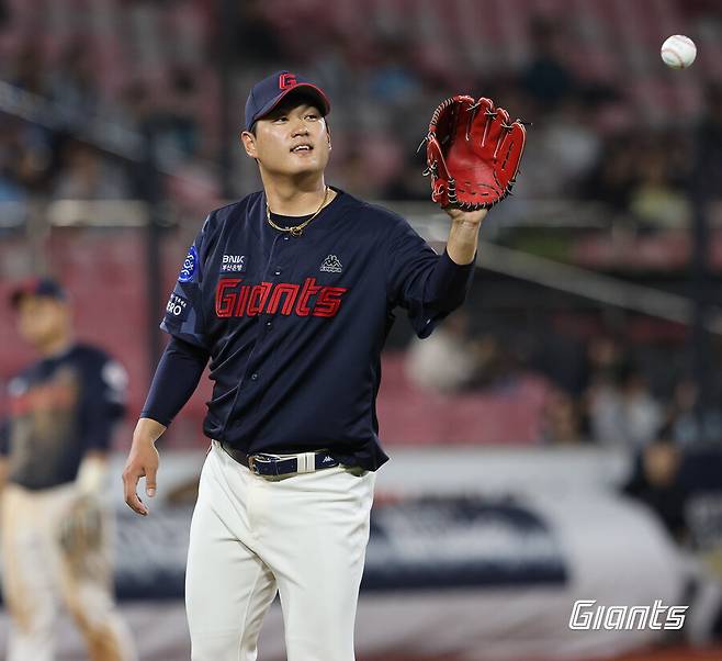 ▲ 나균안 ⓒ롯데 자이언츠