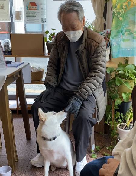 행운이와 할아버지는, 오래도록 행복하게 살았습니다. 동화 속 해피엔딩처럼 무탈하고 안녕한 날들만 이어지기를 바라며./사진=햇살이 들어오던 오후에, 남형도 기자
