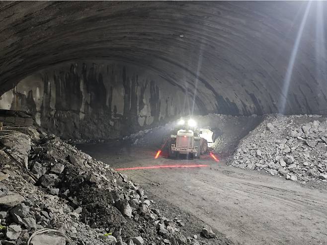 신안산선 시흥사거리 정거장 출입구 공사현장 ⓒ(주)넥스트레인 제공