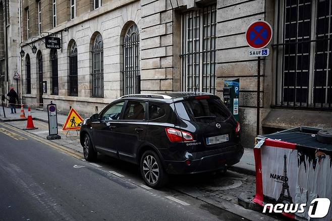 SUV 자동차가 주차된 모습. 2024.02.02/ ⓒ AFP=뉴스1 ⓒ News1 권진영 기자