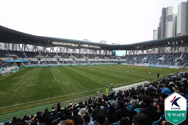 3일 대구FC와 김천상무의 경기가 열린 DGB대구은행파크