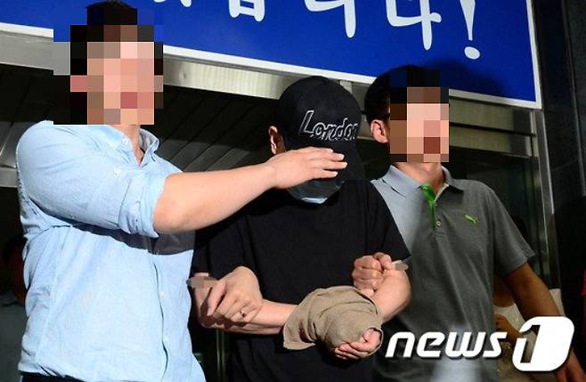 재력가 청부살해 사건과 관련해 살인 혐의로 구속된 팽모씨. /사진=뉴스1