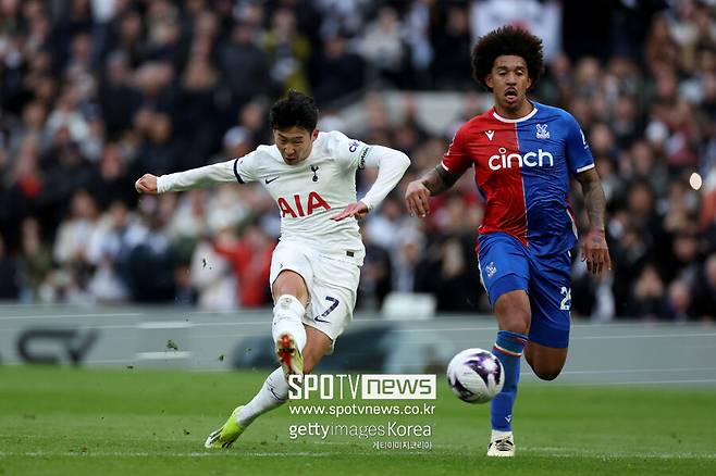 ▲ 토트넘은 3일(한국시간) 홈구장인 토트넘 홋스퍼 스타디움에서 열린 크리스탈 팰리스와의 2023-24시즌 잉글랜드 프리미어리그 27라운드에서 3-1로 이겼다. 손흥민이 13호골로 승리에 기여했다.