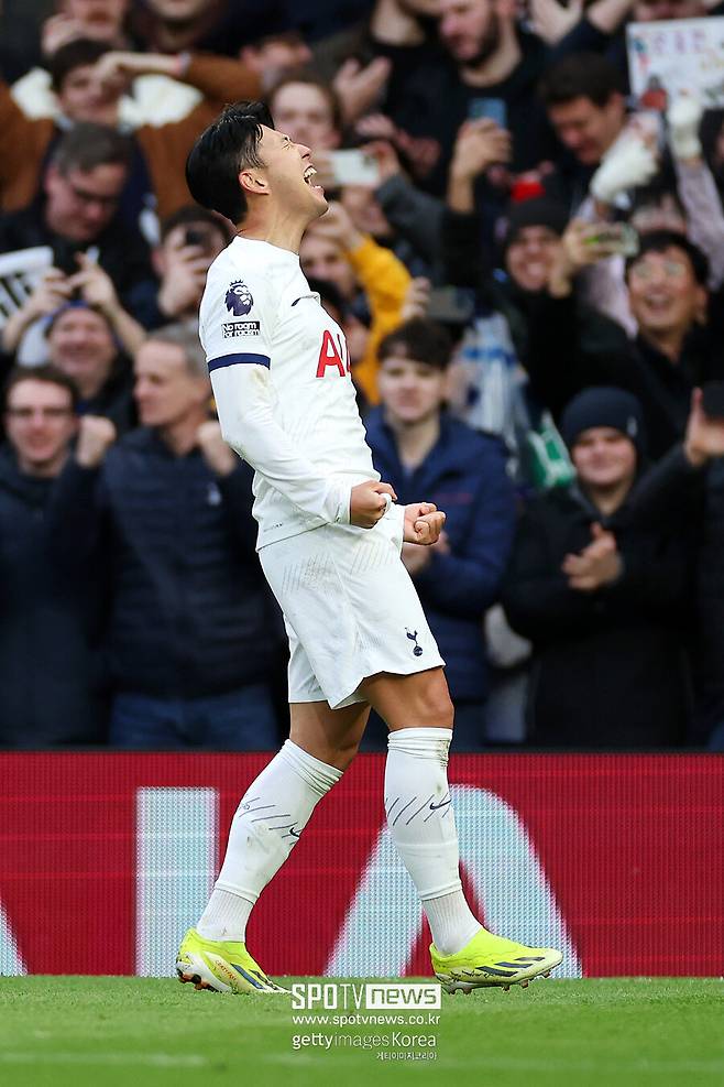 ▲ 토트넘은 3일(한국시간) 홈구장인 토트넘 홋스퍼 스타디움에서 열린 크리스탈 팰리스와의 2023-24시즌 잉글랜드 프리미어리그 27라운드에서 3-1로 이겼다. 손흥민이 13호골로 승리에 기여했다.