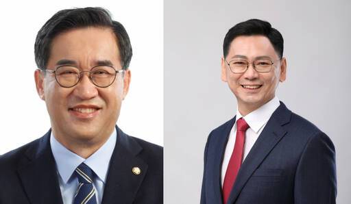 더불어민주당 맹성규 남동구갑 예비후보(왼쪽)와 진보당 용혜랑 남동구갑 예비후보. 경기일보 DB